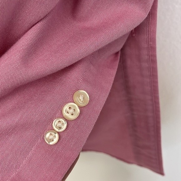 Lands’ End Direct Merchant’s Men’s Rose/Pink Dress Shirt 16-33 - Picture 8 of 10